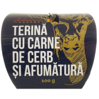 TERINA CU CARNE DE CERB SI AFUMATURA 12buc/bax